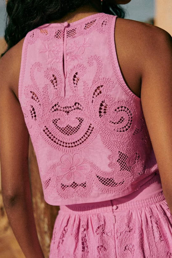 Avelina – Cutwork embroidery – Two-piece set