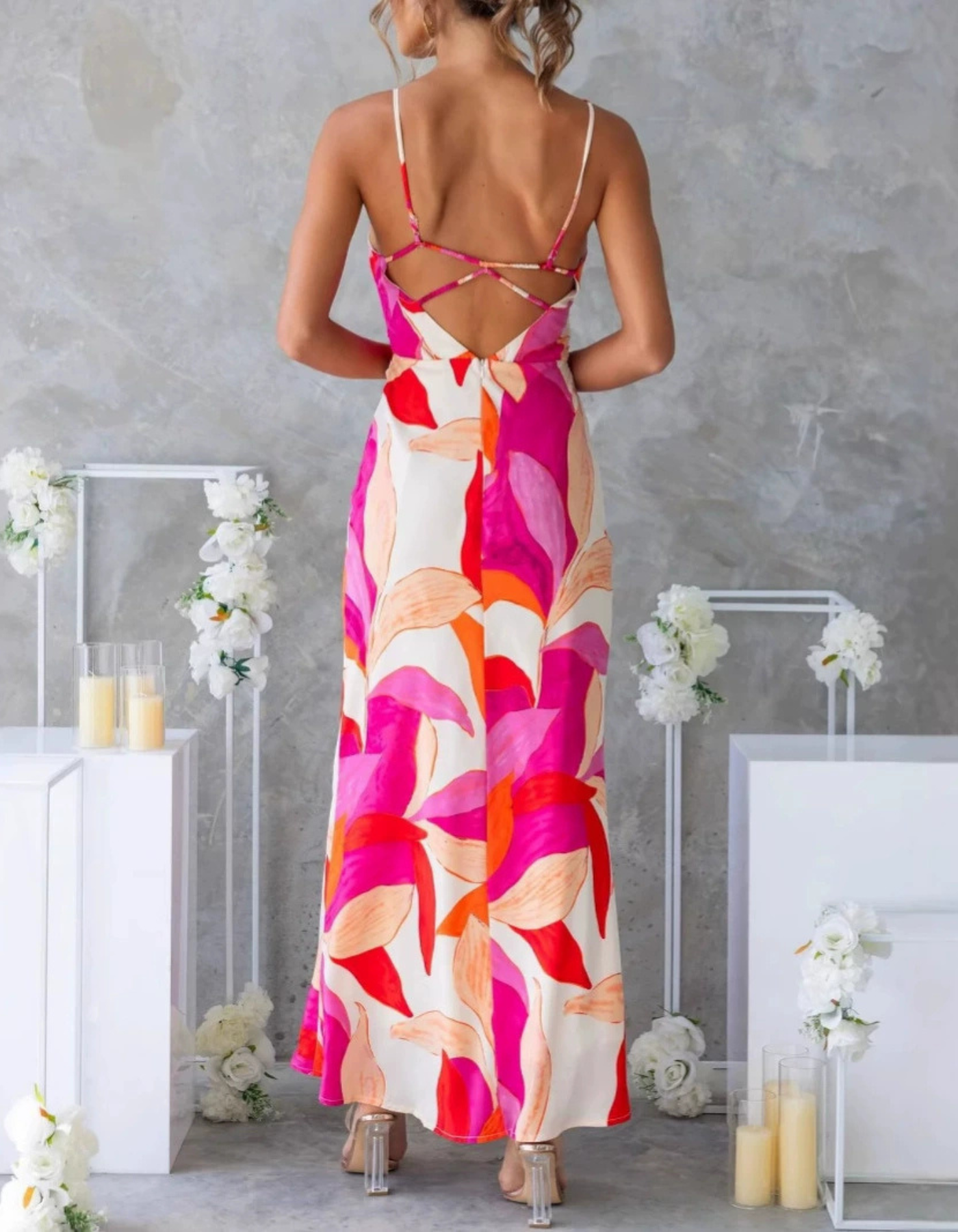 Lucie – Floral print – Maxi dress