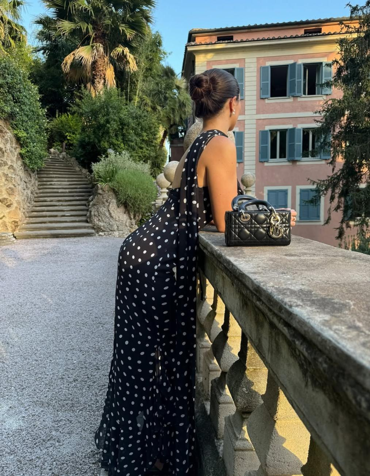 Avelina – Polka dot charm – Maxi dress