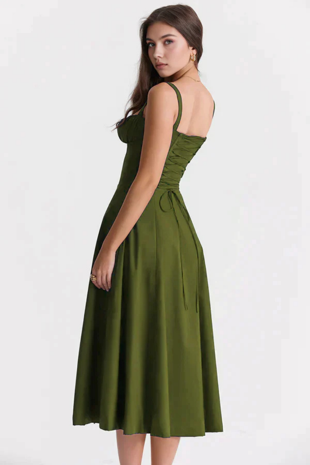 Felly – Ruched sweetheart – Midi dress