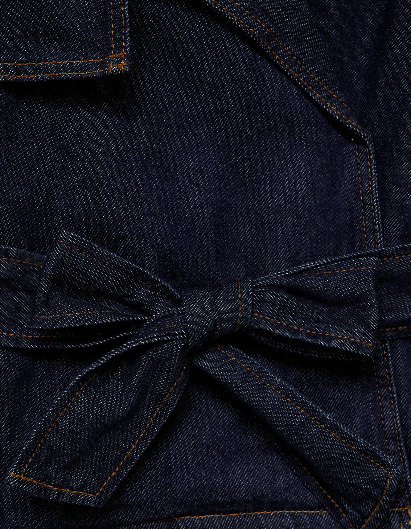 Carmela – Structured denim – Belted trench jacket