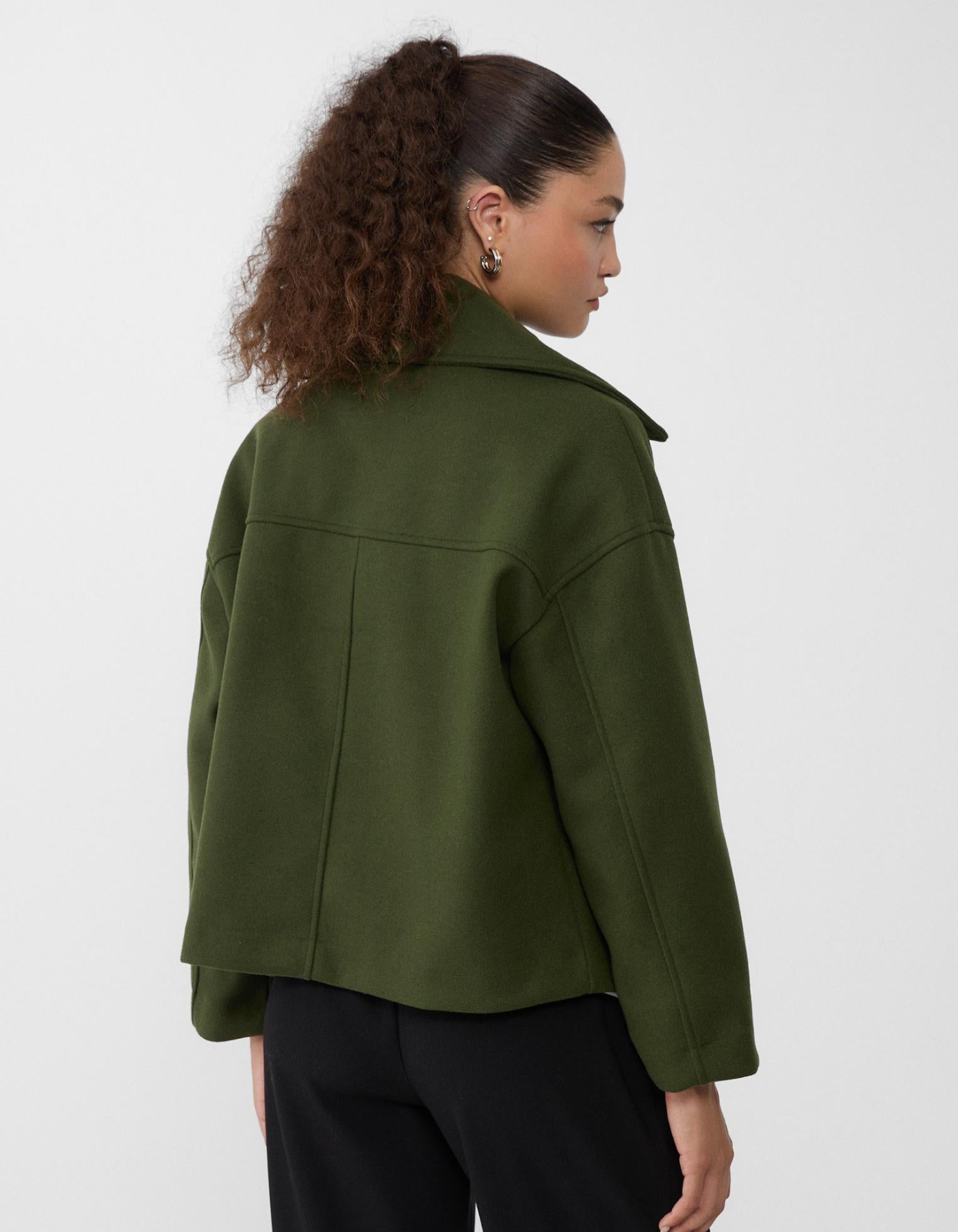 Marcelline – Double-breasted – Cropped pea coat