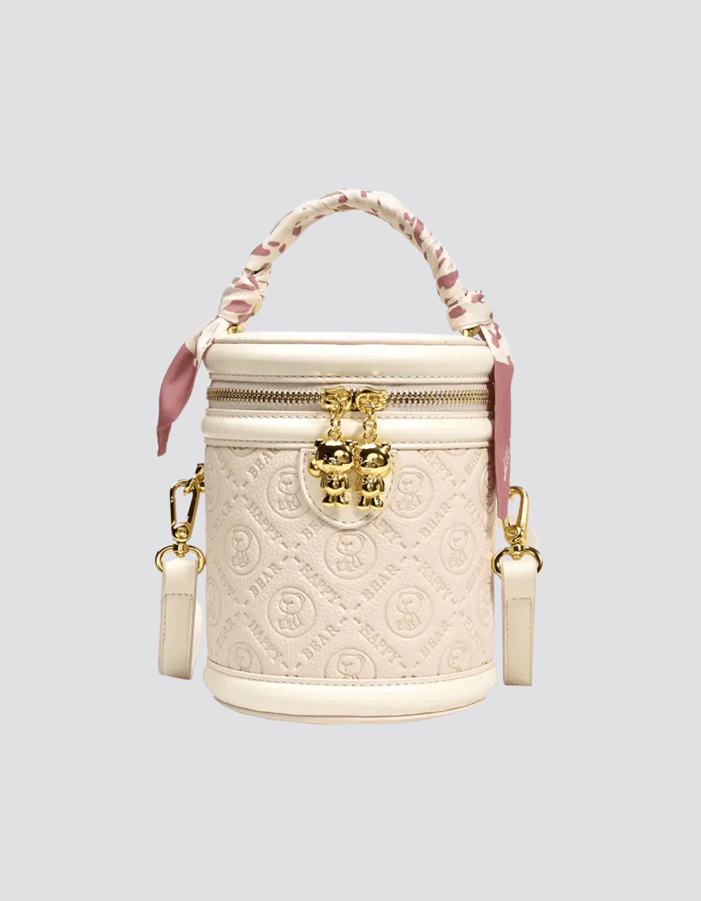 Lunetta – Gold teddy lock – Crossbody handbag