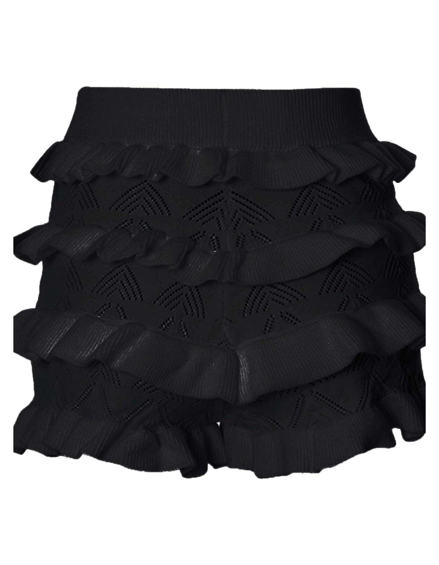 Raya – Ruffle knit – Mini shorts