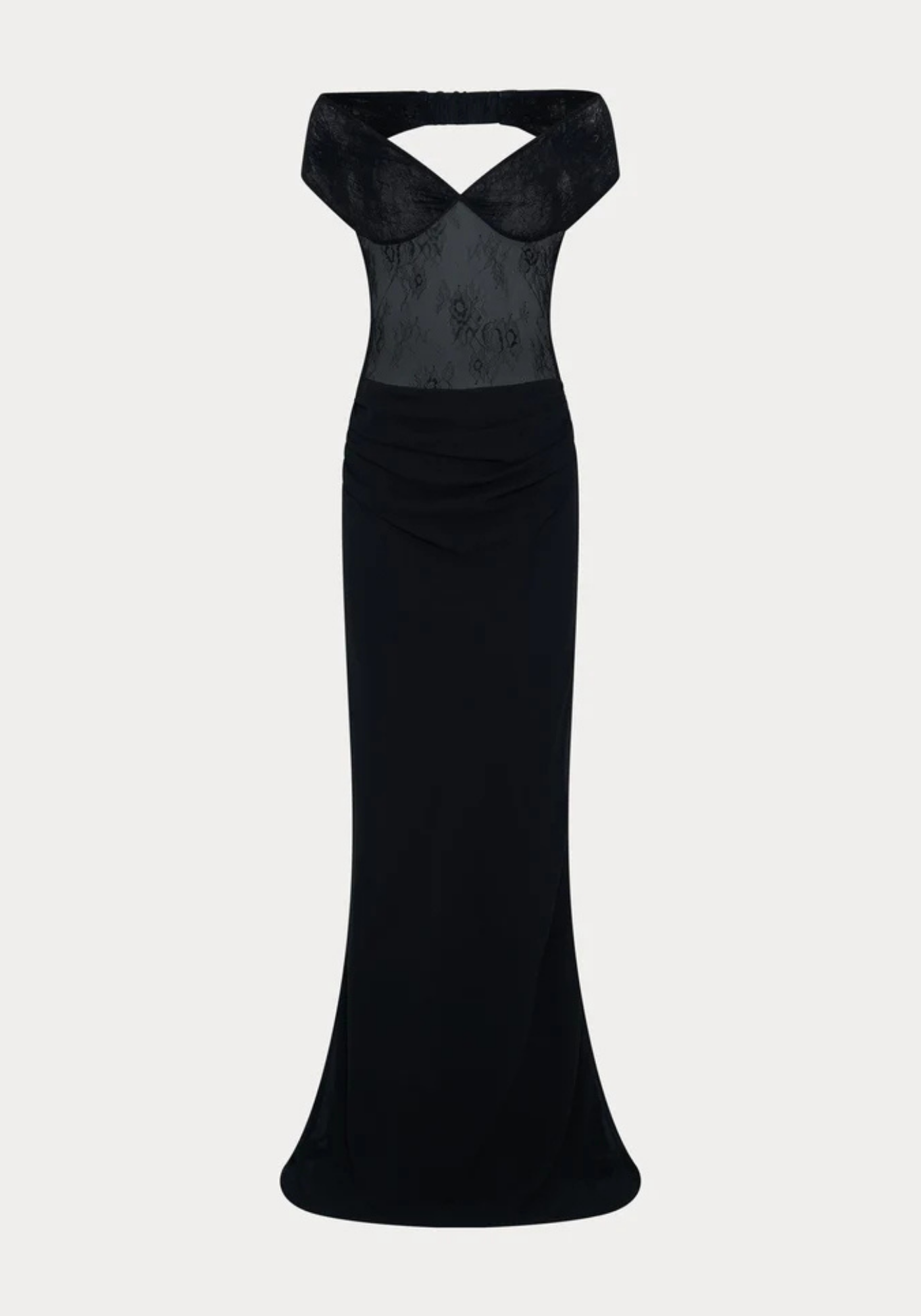 Julienne – Off-shoulder lace detail – Maxi dress