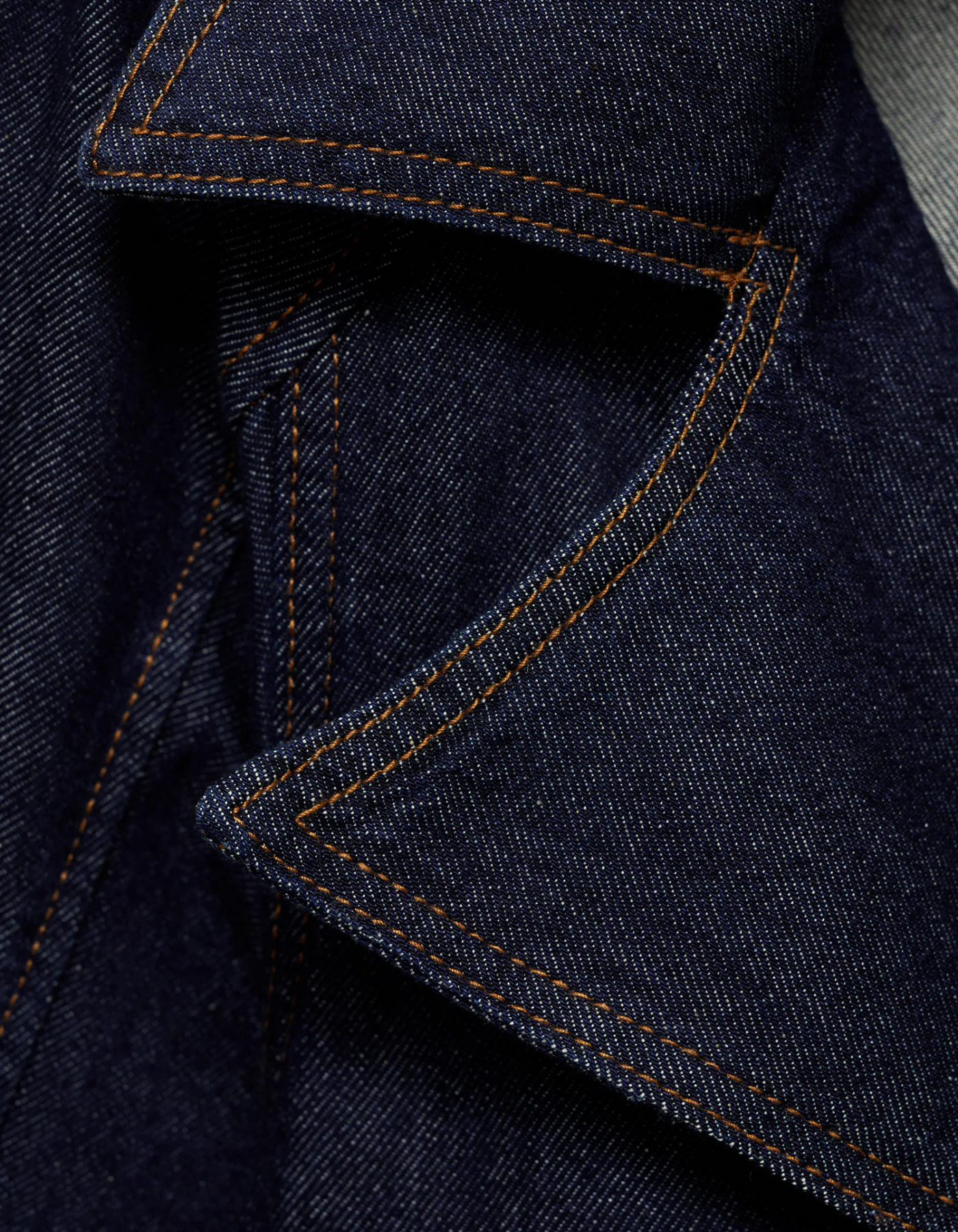 Carmela – Structured denim – Belted trench jacket