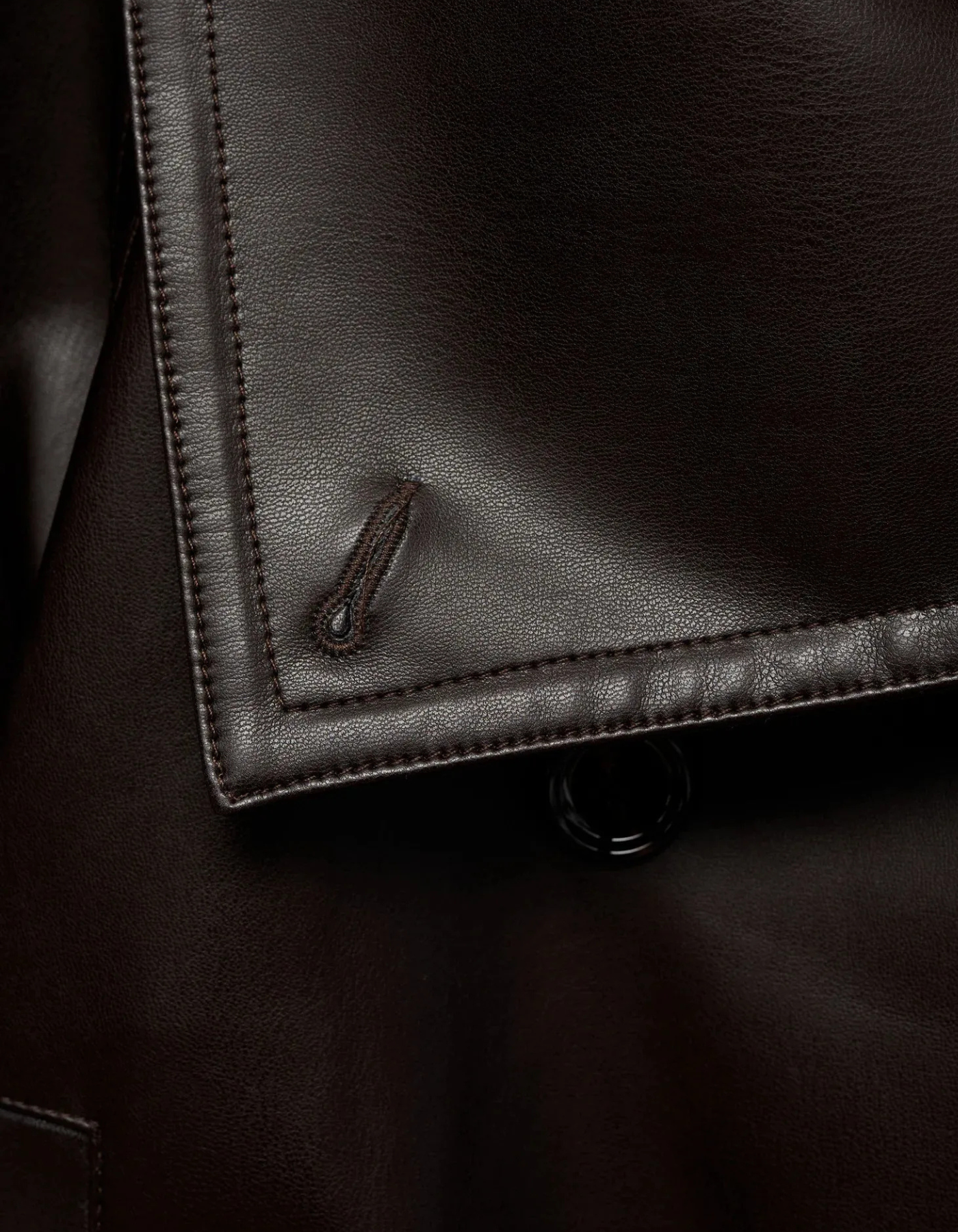 Elisa – Luxe leather – Belted trench coat