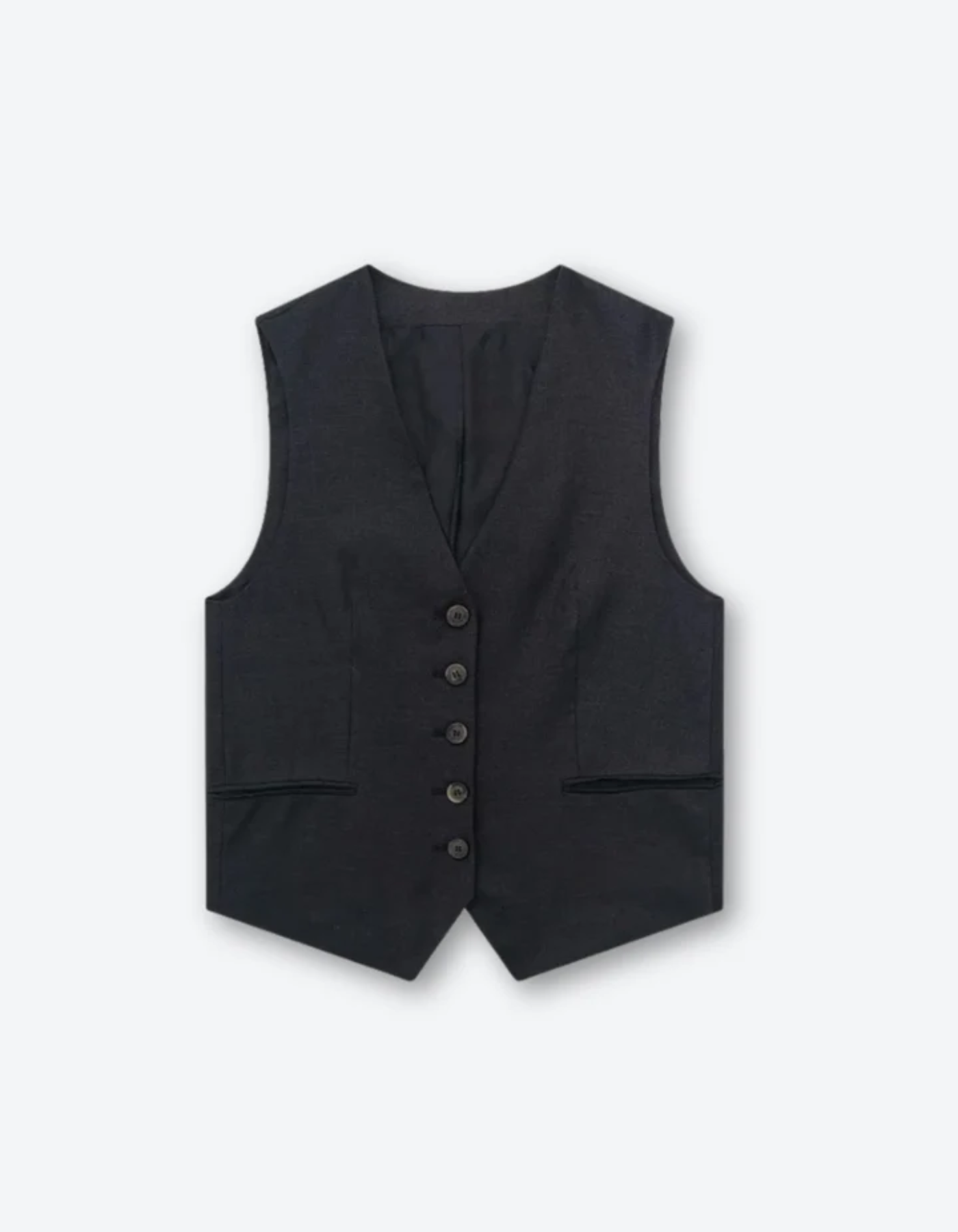 Luciana – Classic Button-Down - Mini Vest