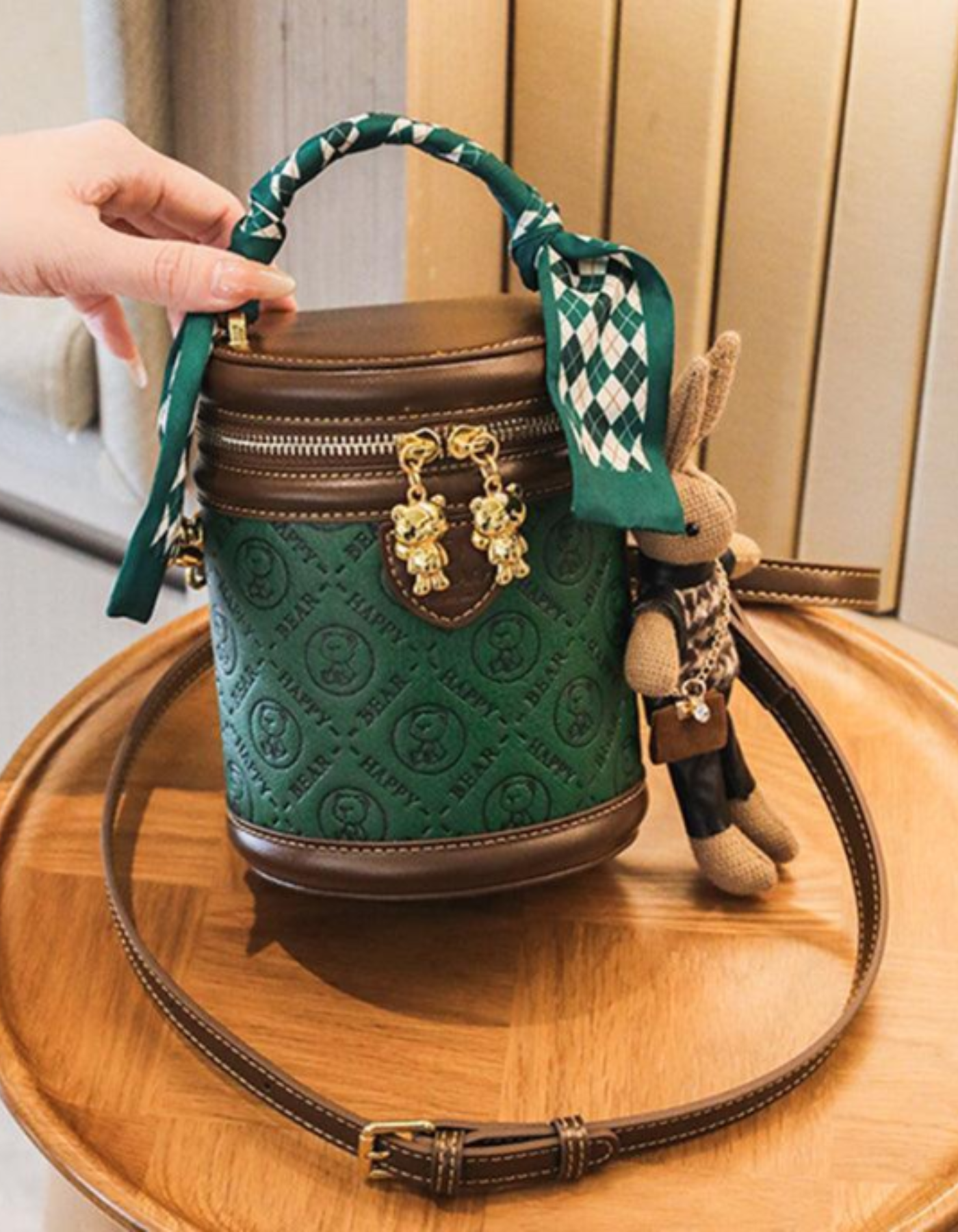 Belloretta – Monogram bunny detail – Crossbody handbag