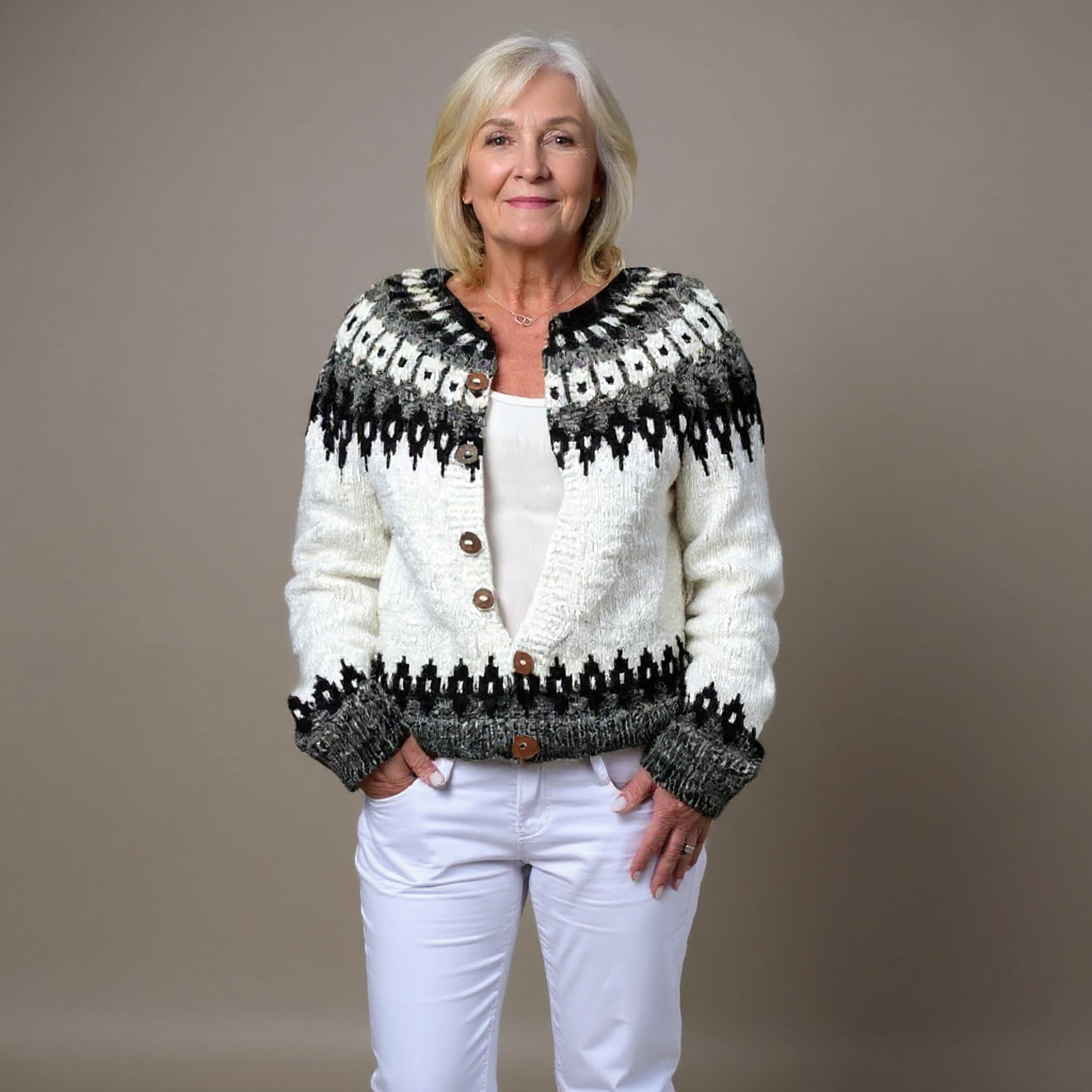 Alexa - Vintage Icelandic Cardigan