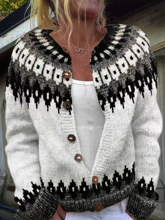 Alexa - Vintage Icelandic Cardigan