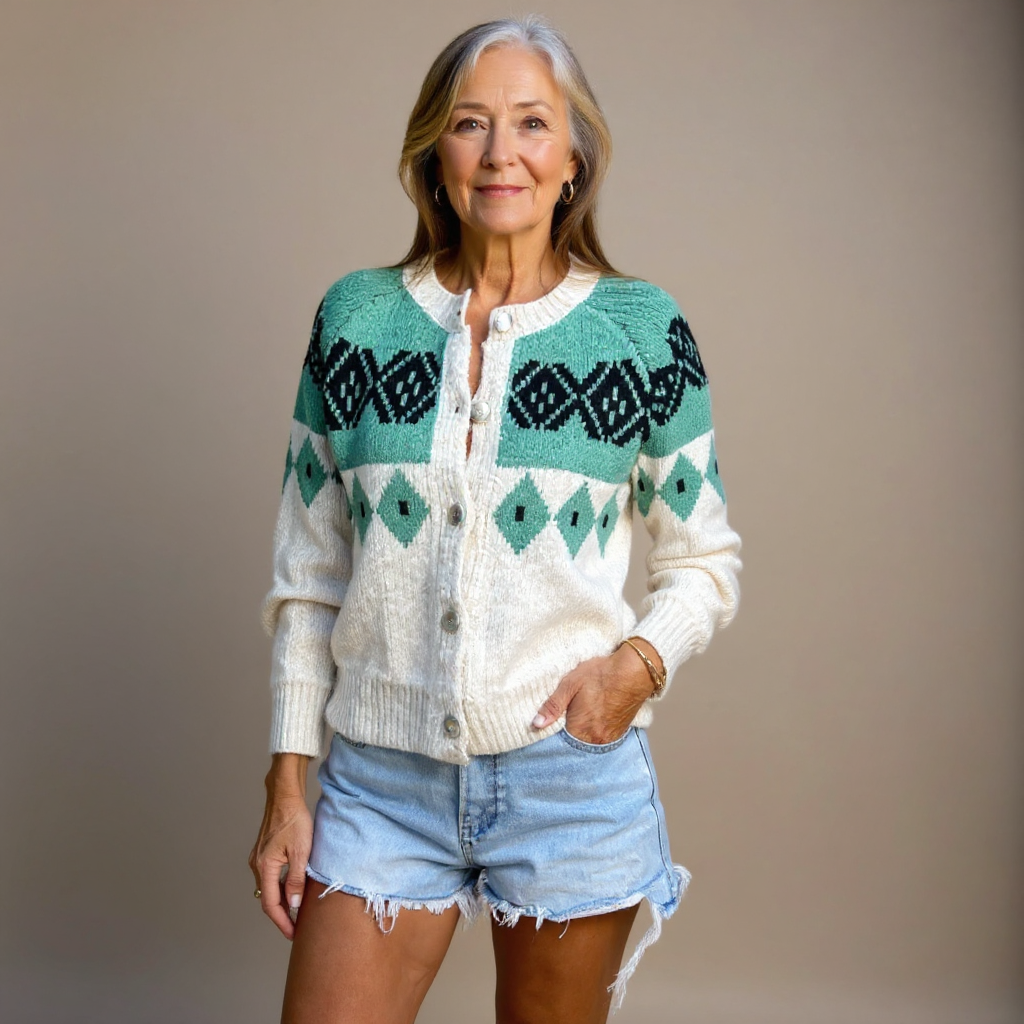 Allison - Vintage Icelandic Cardigan
