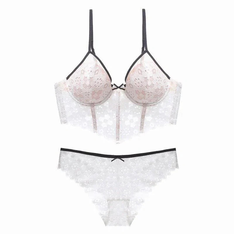Amadeline – Cupped cami – Lingerie set-10174860984647-Ivory Ombre