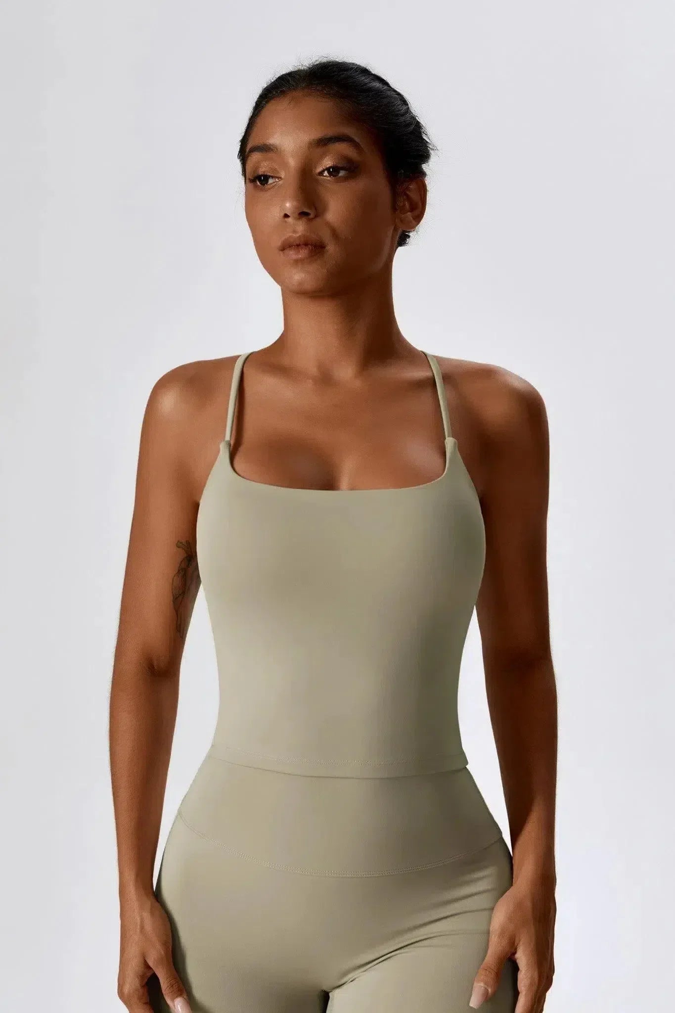Amihan – Scoop neckline – Gymwear top-10174780473671-Ivory Ombre