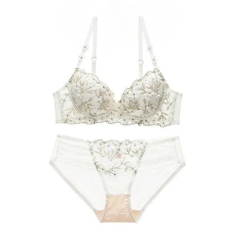 Amorette – Floral push-up – Lingerie set-10174861902151-Ivory Ombre