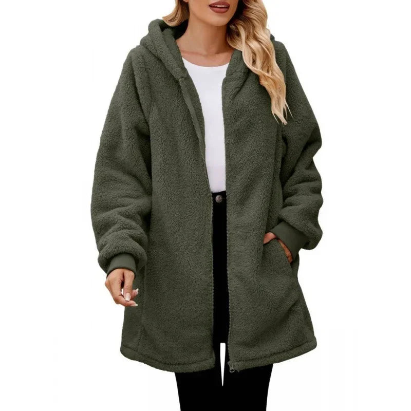 Annelie -  Hooded Fleece Jacket