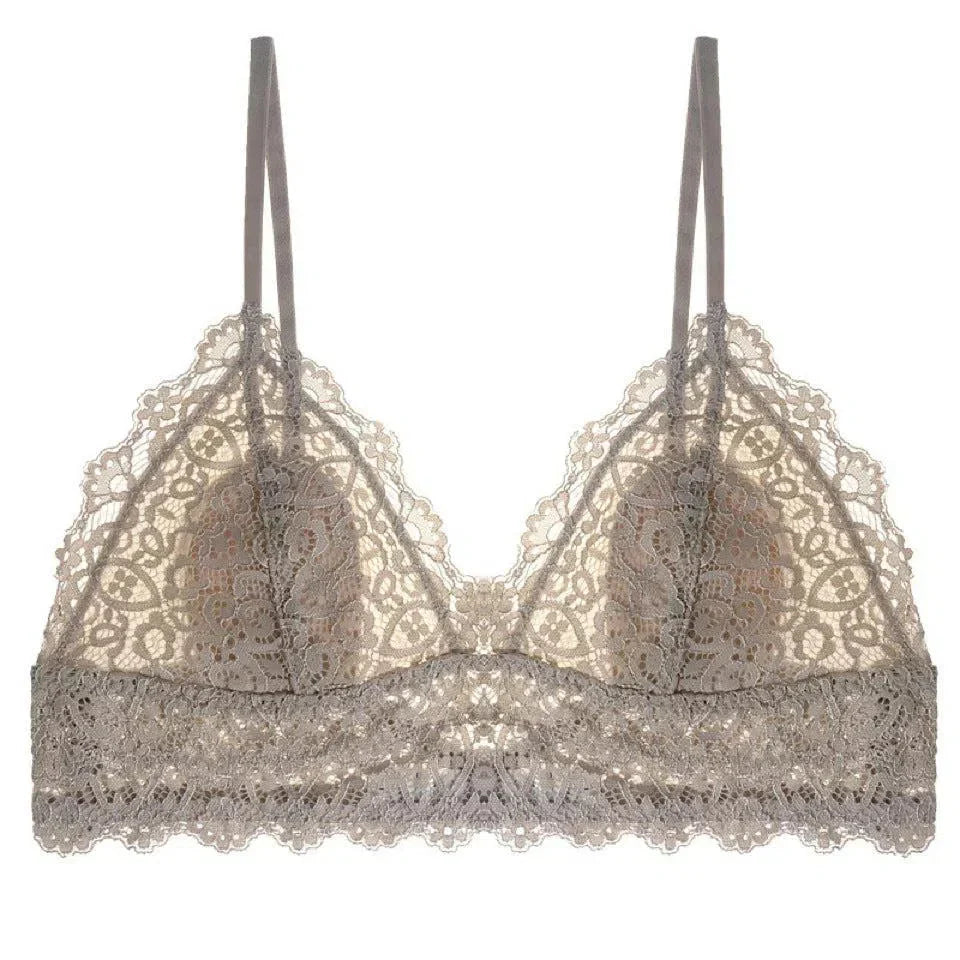 Avelia – Spaghetti strap lace – Bralette-10174862131527-Ivory Ombre