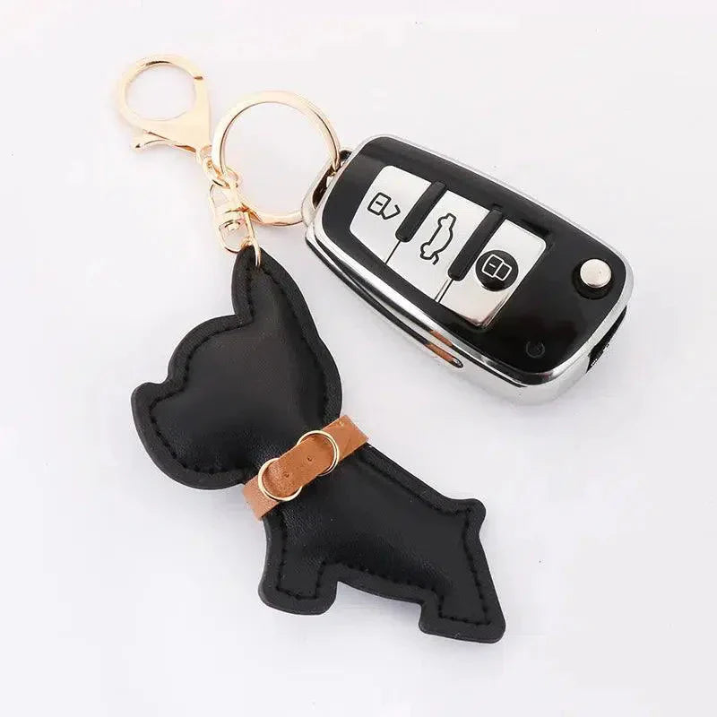 Bulldog – Adorable design – Bag charm-10174682857799-Ivory Ombre