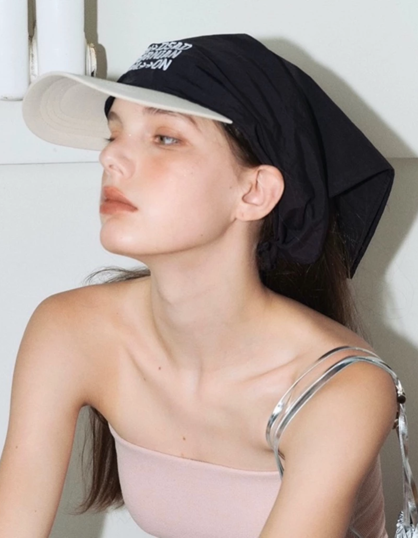 Calivento – Sunshield design – Tie-back baseball cap-10174850072903-Ivory Ombre