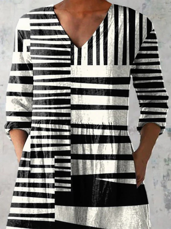 Capri - Long V-Neck Shirt