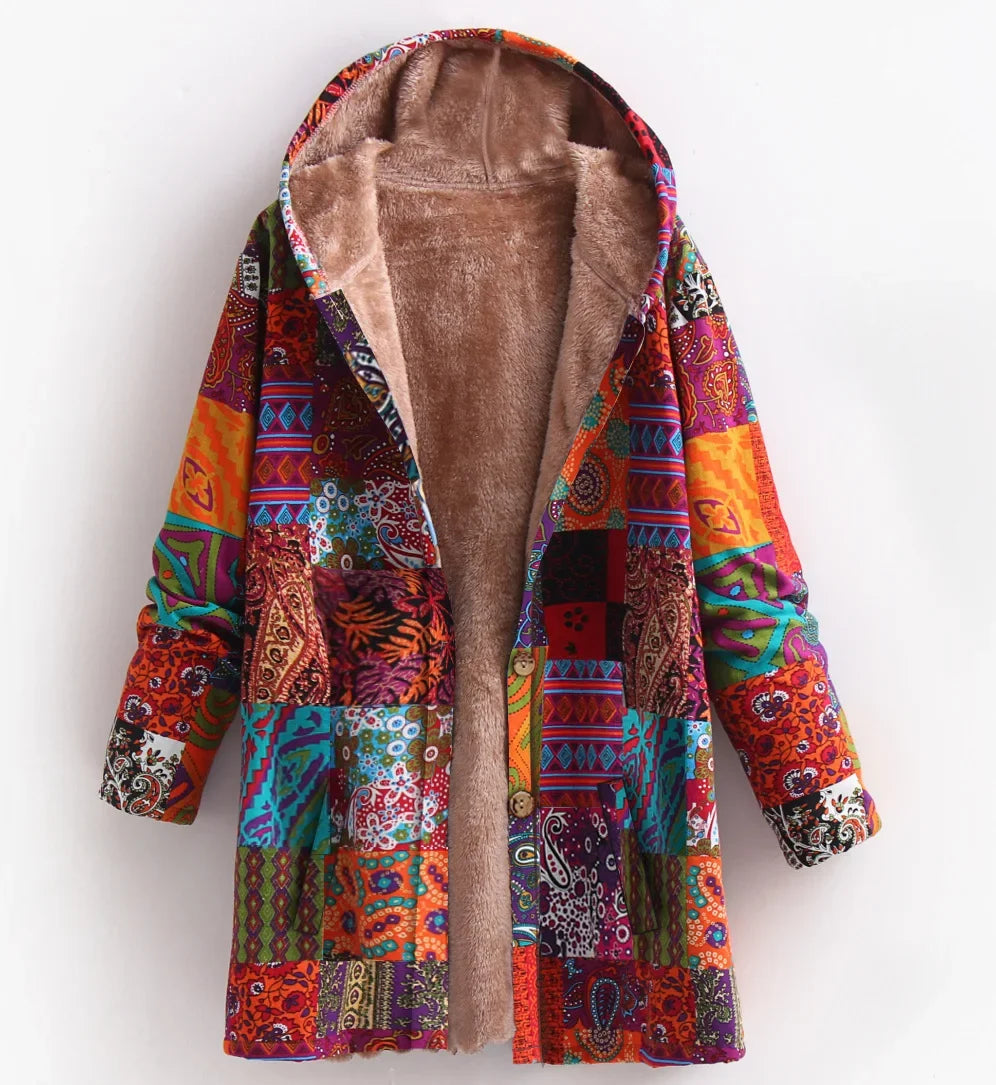 Cassandra - Fleece-Lined Hooded Jacket