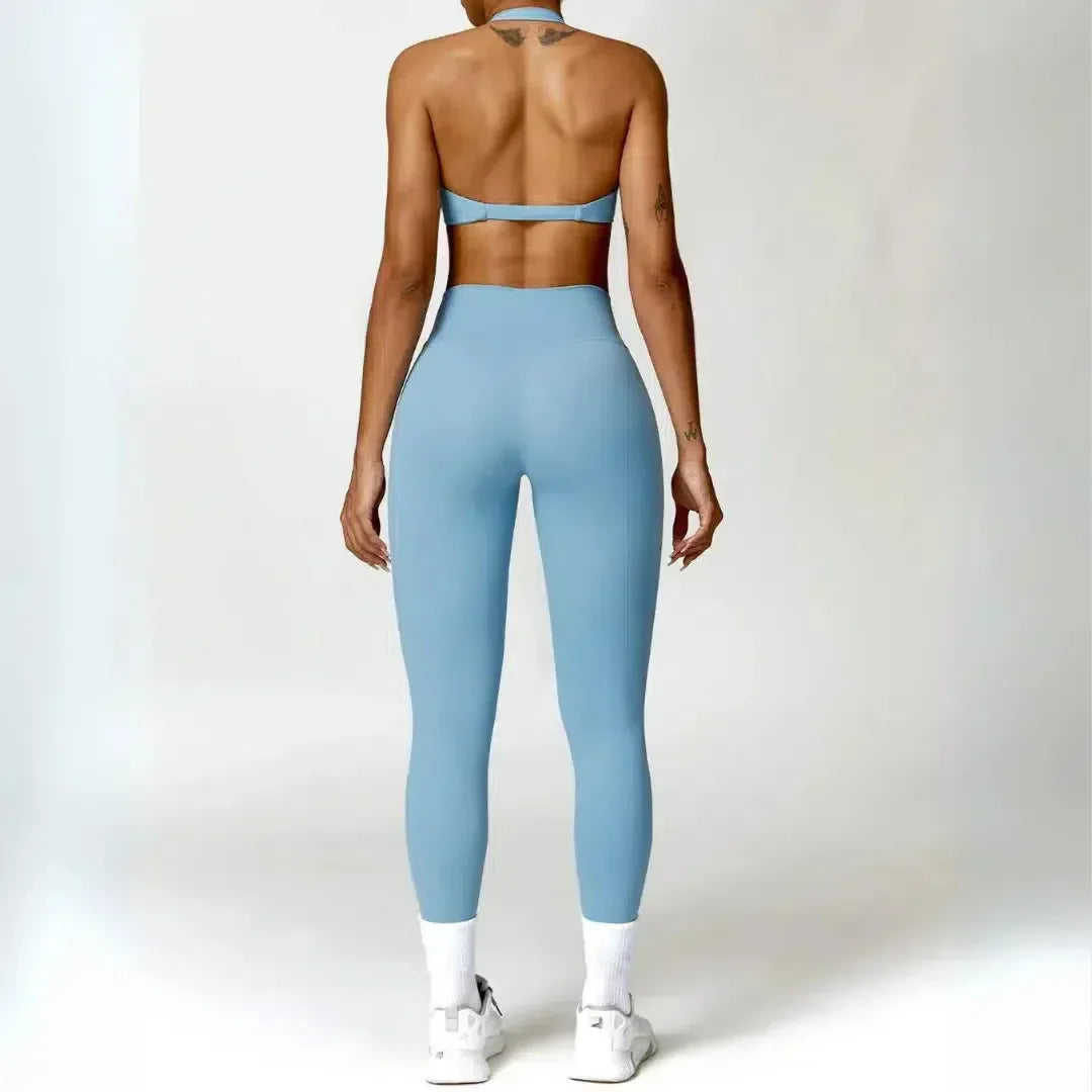 Cinzia – Vibrant Hues – Alluring Fitness Set-10174860558663-Ivory Ombre