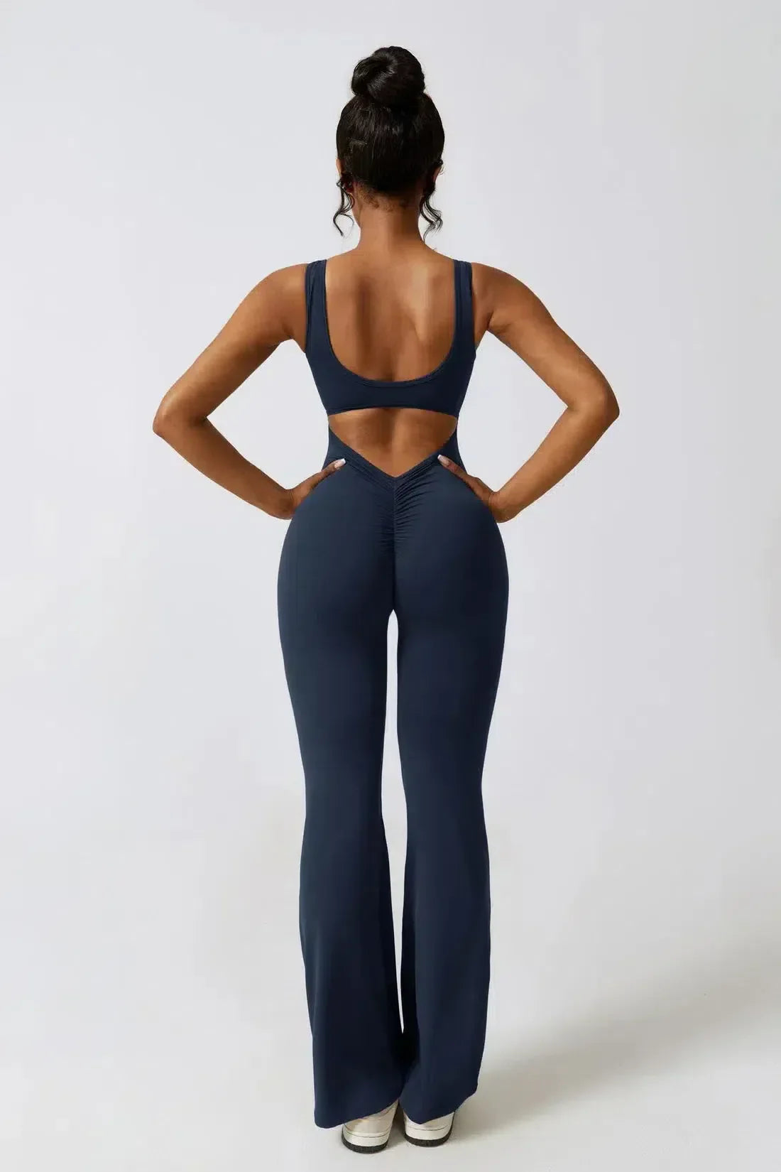 Circe – Sleeveless fit– Activewear jumpsuit-10174779425095-Ivory Ombre