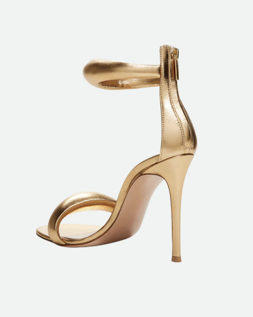 Clémence – Stiletto design – Puffy ankle strap heels-10174760321351-Ivory Ombre