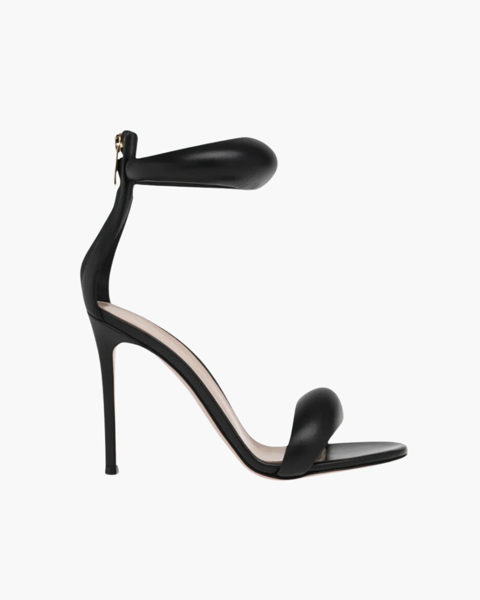 Clémence – Stiletto design – Puffy ankle strap heels-10174760321351-Ivory Ombre