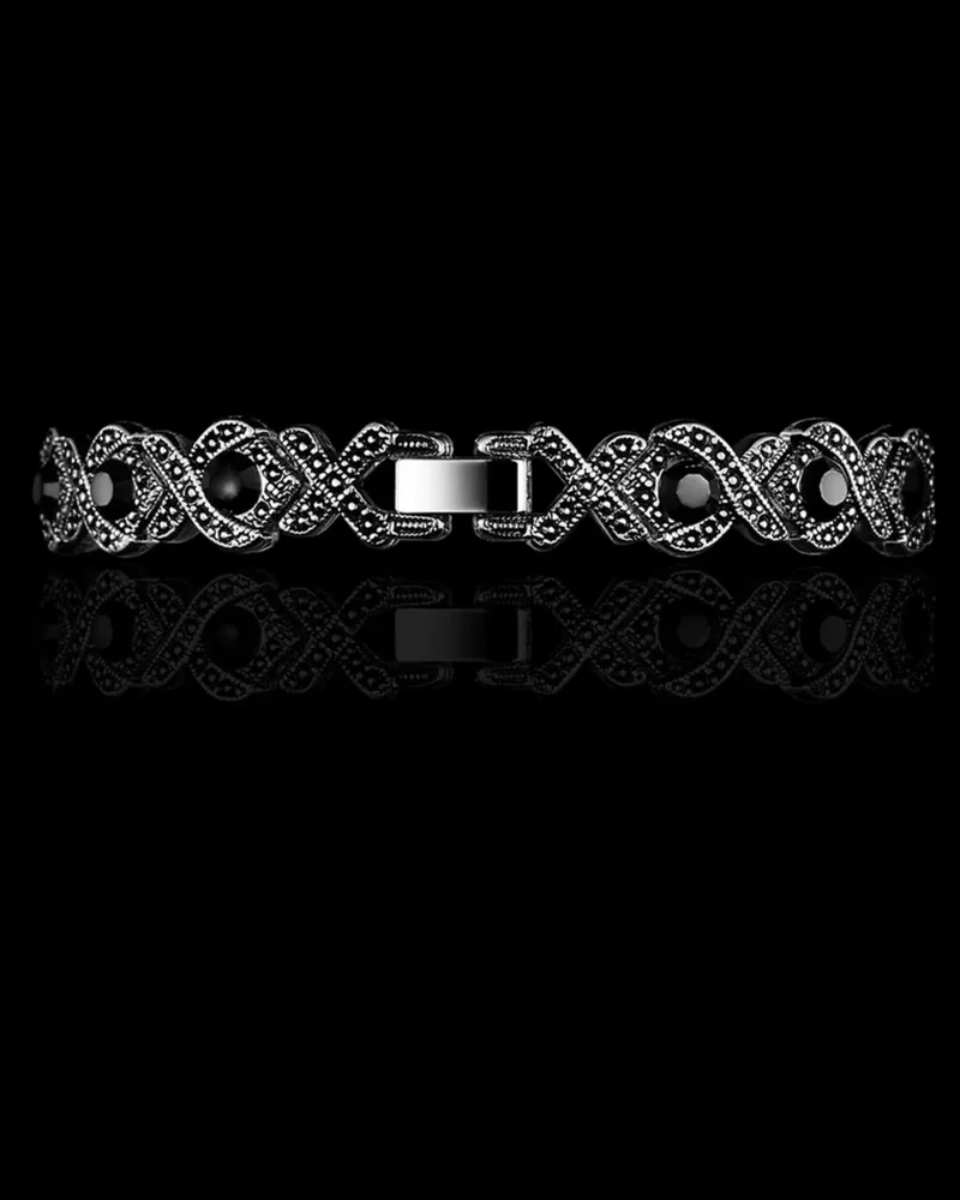 Clessidra – Intricate scrollwork bracelet – Vintage watch-10173356507463-Ivory Ombre