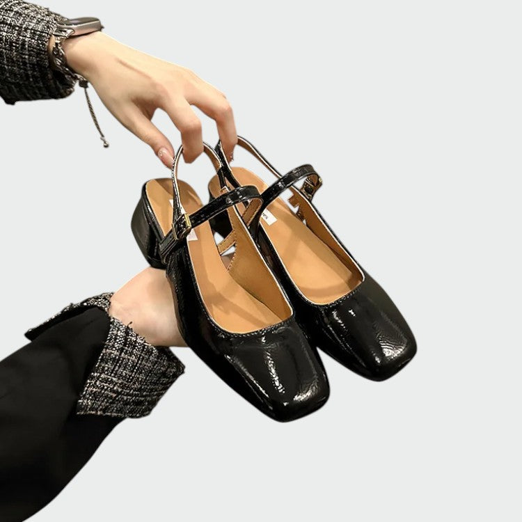 Coraline - Square Tip Mary Jane Shoes