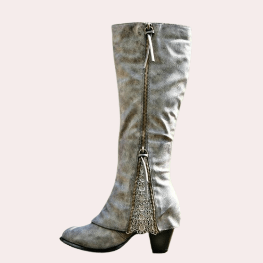 Cressida - Lace Rider Boots