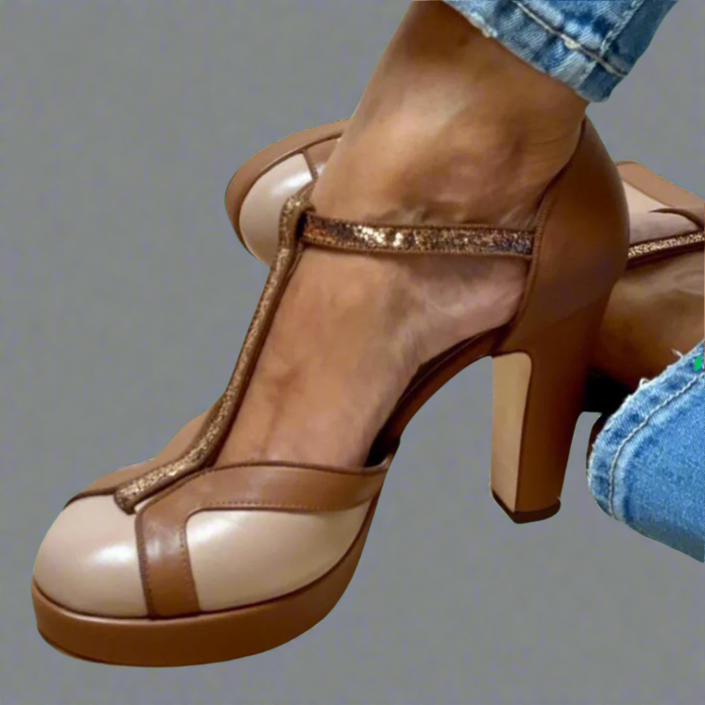 Criselmara - Elegant and comfortable heeled sandals