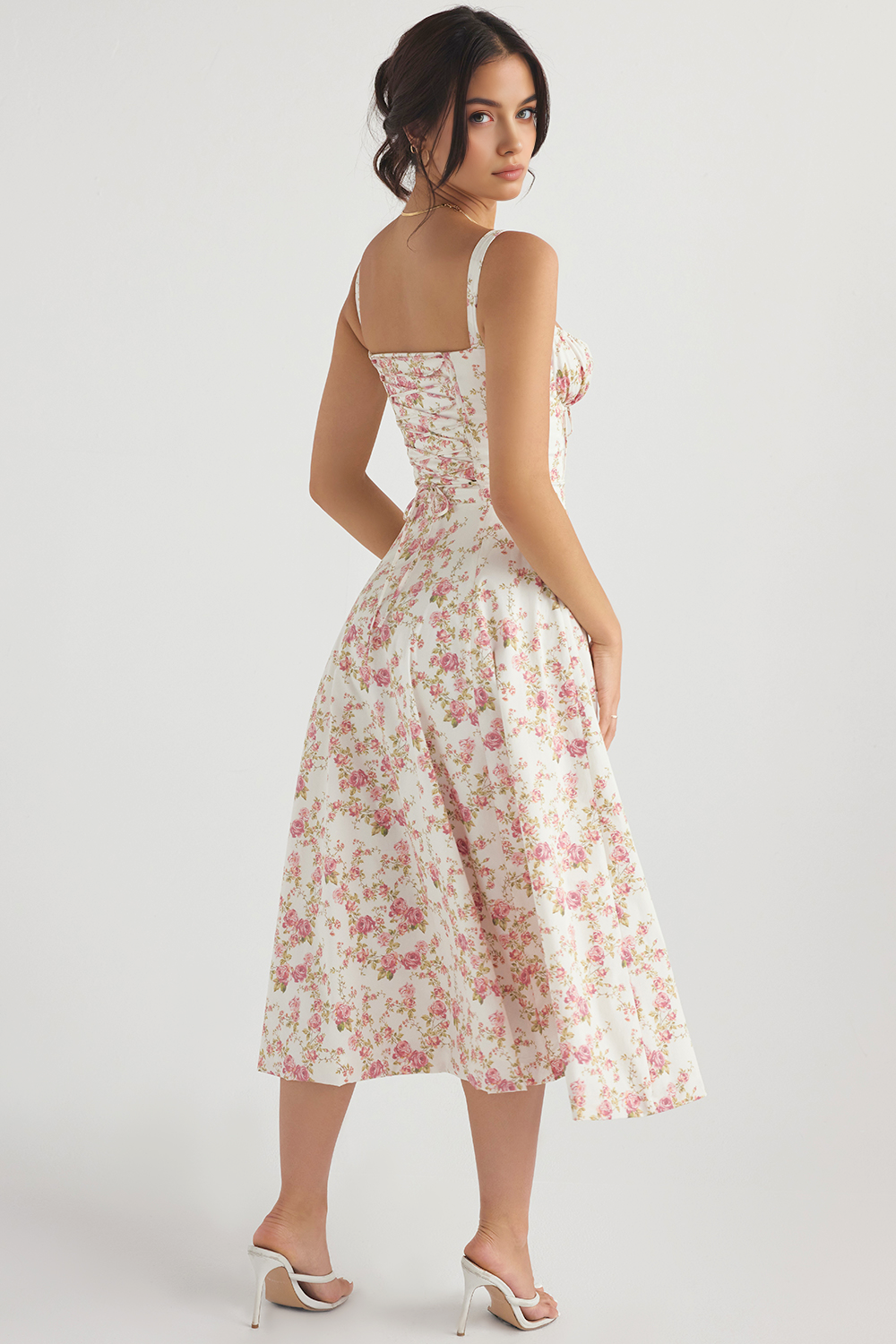 Felly – Ruched sweetheart – Midi dress