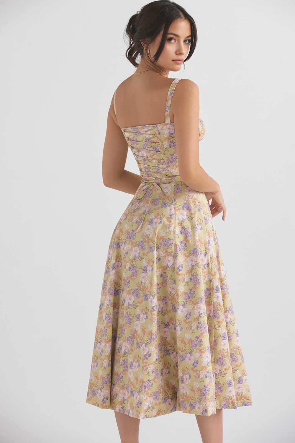 Felly – Ruched sweetheart – Midi dress