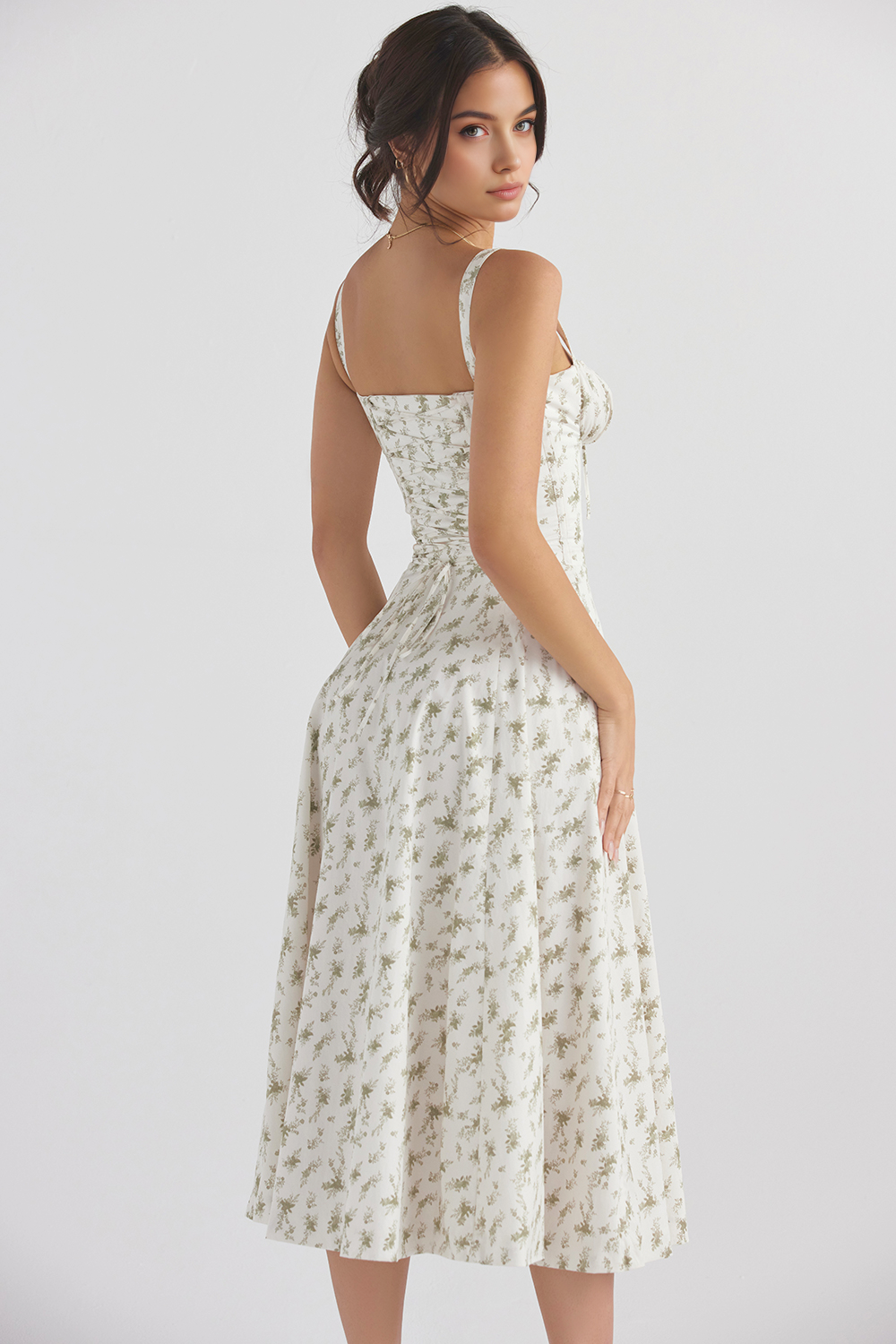 Felly – Ruched sweetheart – Midi dress