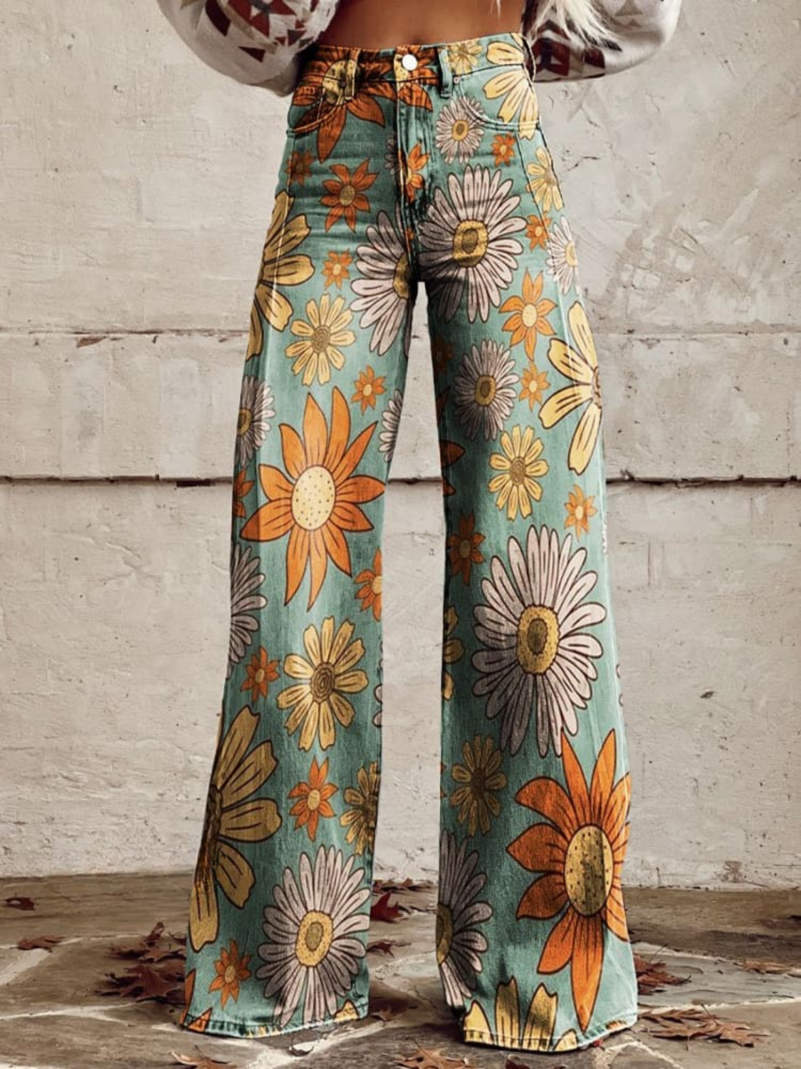 Daisy - Festival Bloom Wide-Leg pants