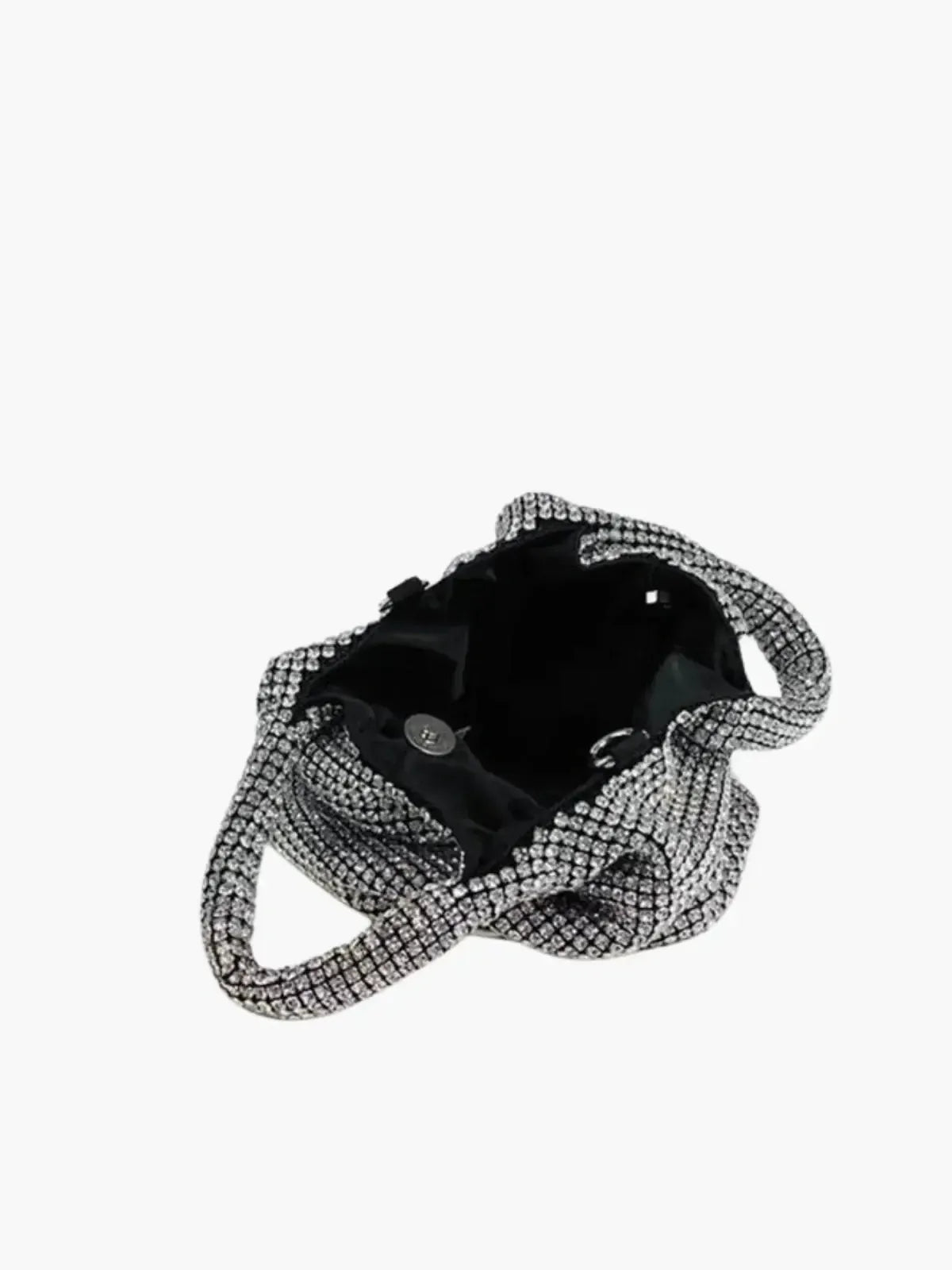 Eloise – Rhinestone embellishments – Mini bucket bag-10174665556295-Ivory Ombre