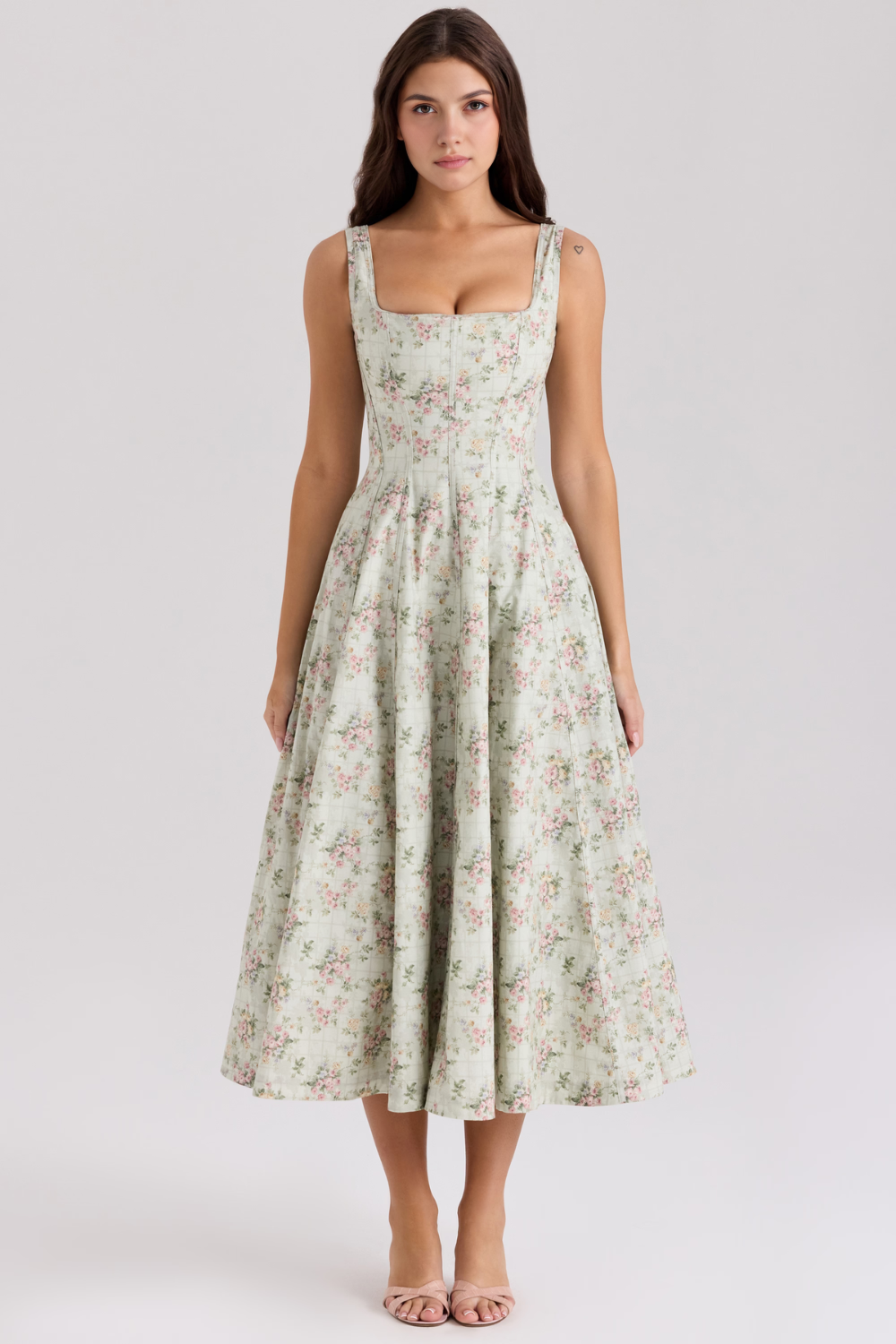 Rosabel – Corset back – Midi dress