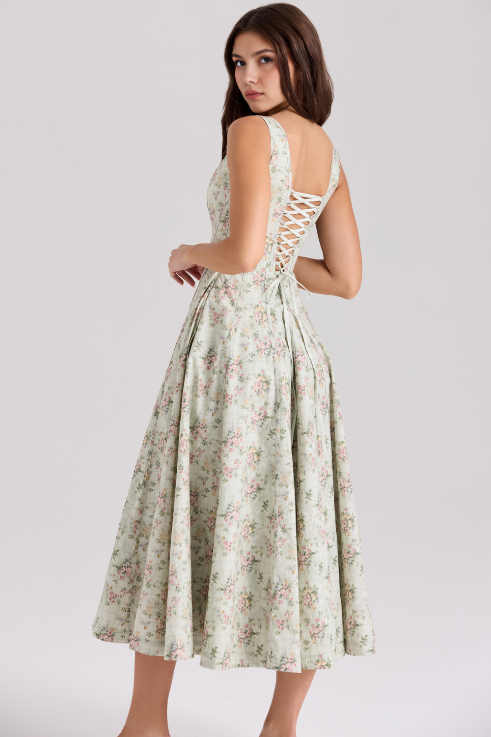 Rosabel – Corset back – Midi dress