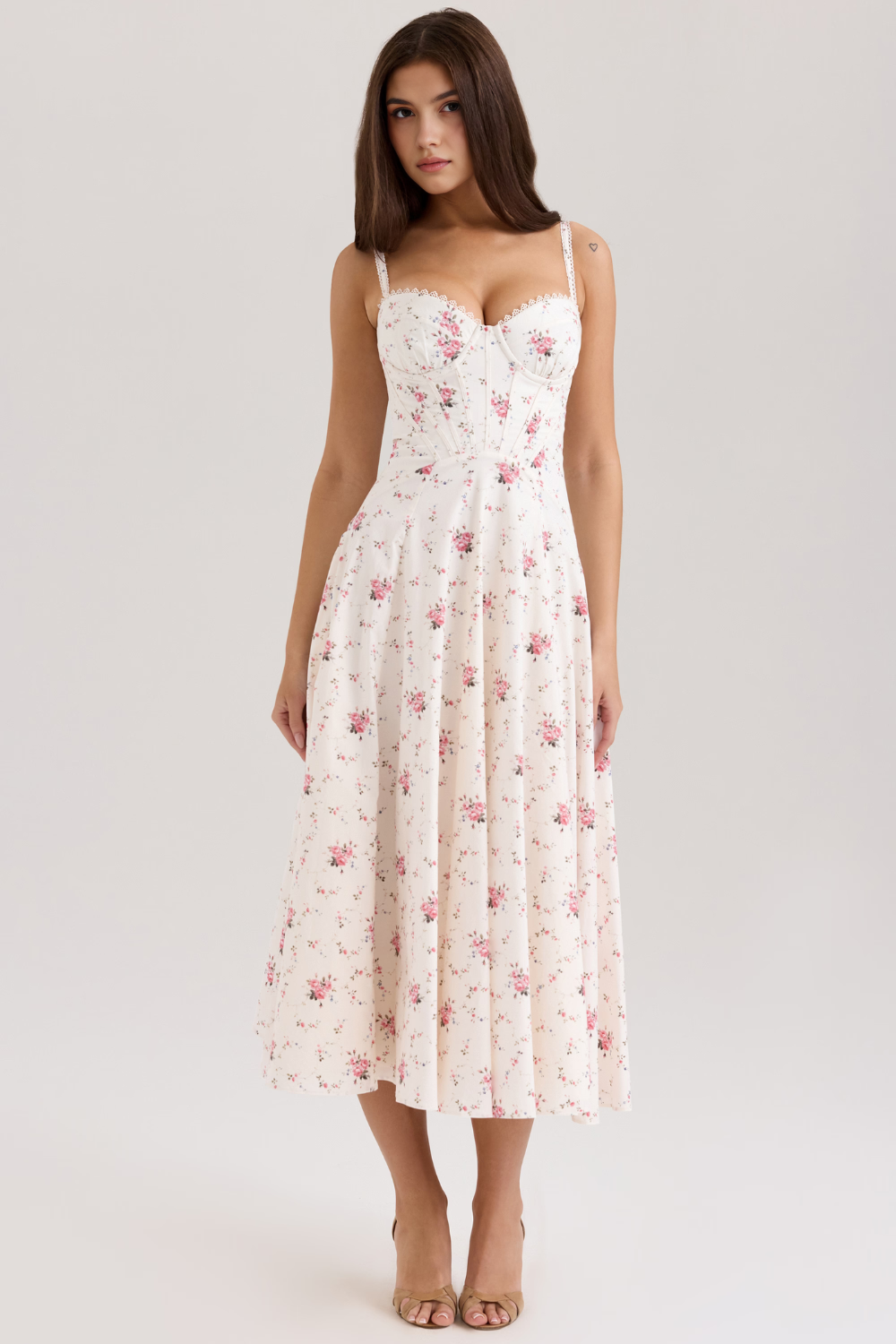 Seraphelle – Bustier bodice – Midi dress