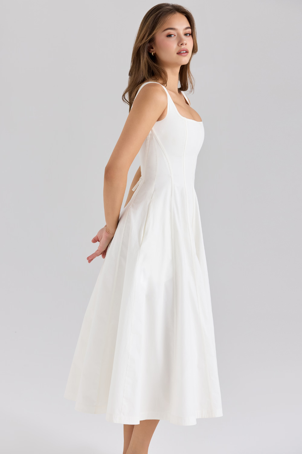 Rosabel – Corset back – Midi dress
