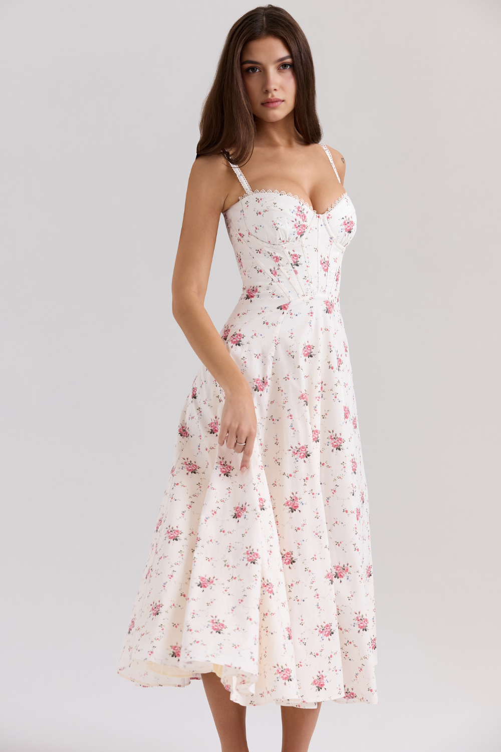Seraphelle – Bustier bodice – Midi dress
