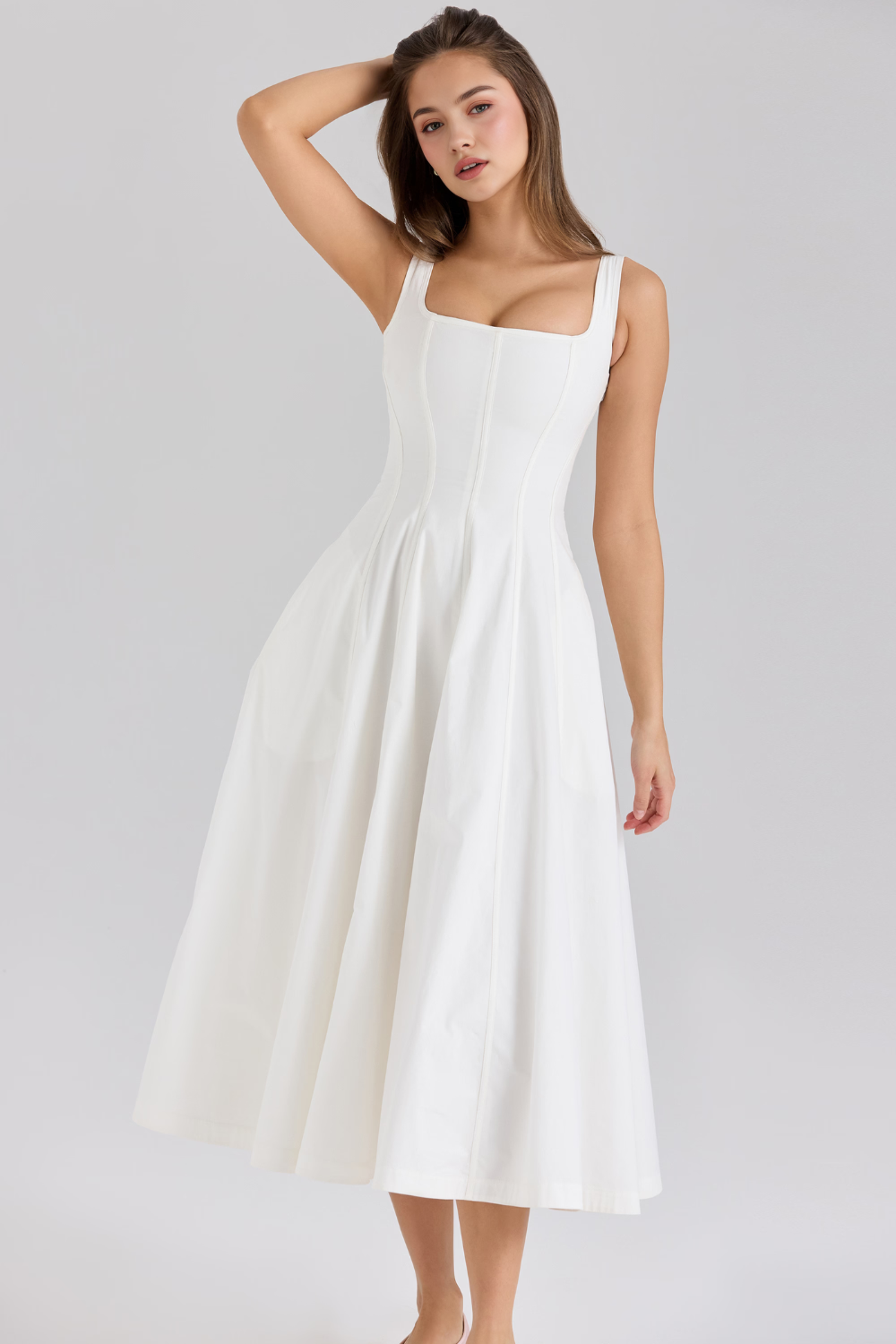 Rosabel – Corset back – Midi dress