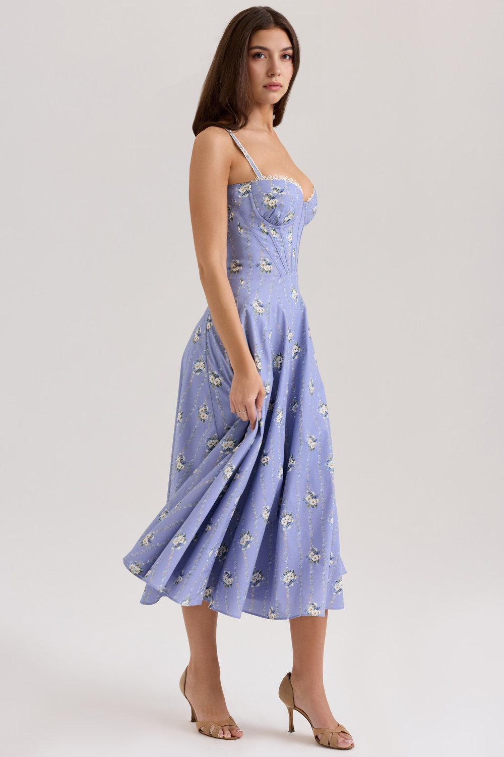 Seraphelle – Bustier bodice – Midi dress