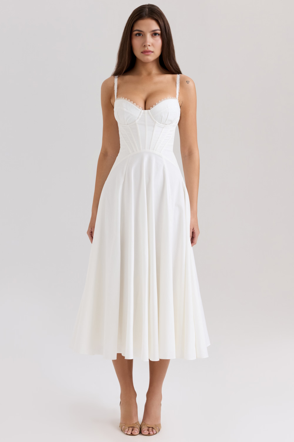 Seraphelle – Bustier bodice – Midi dress
