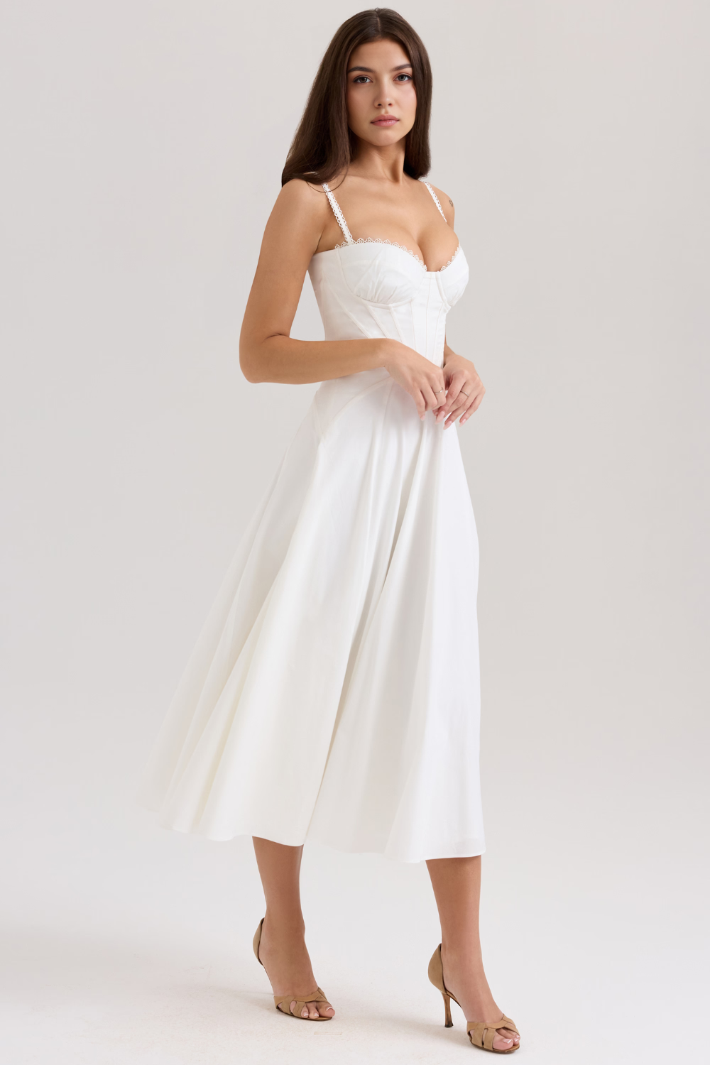 Seraphelle – Bustier bodice – Midi dress