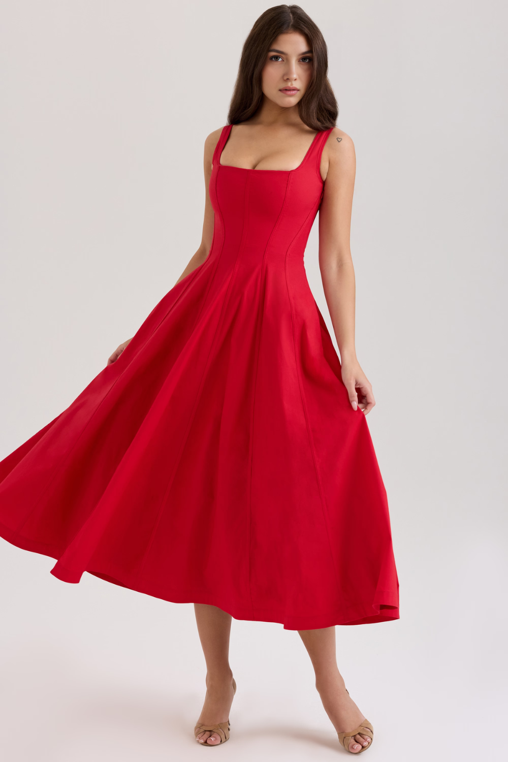 Rosabel – Corset back – Midi dress