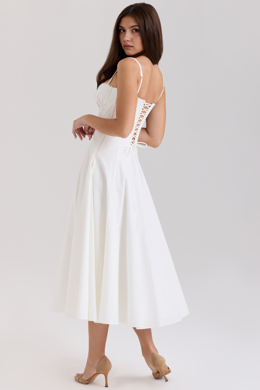 Seraphelle – Bustier bodice – Midi dress