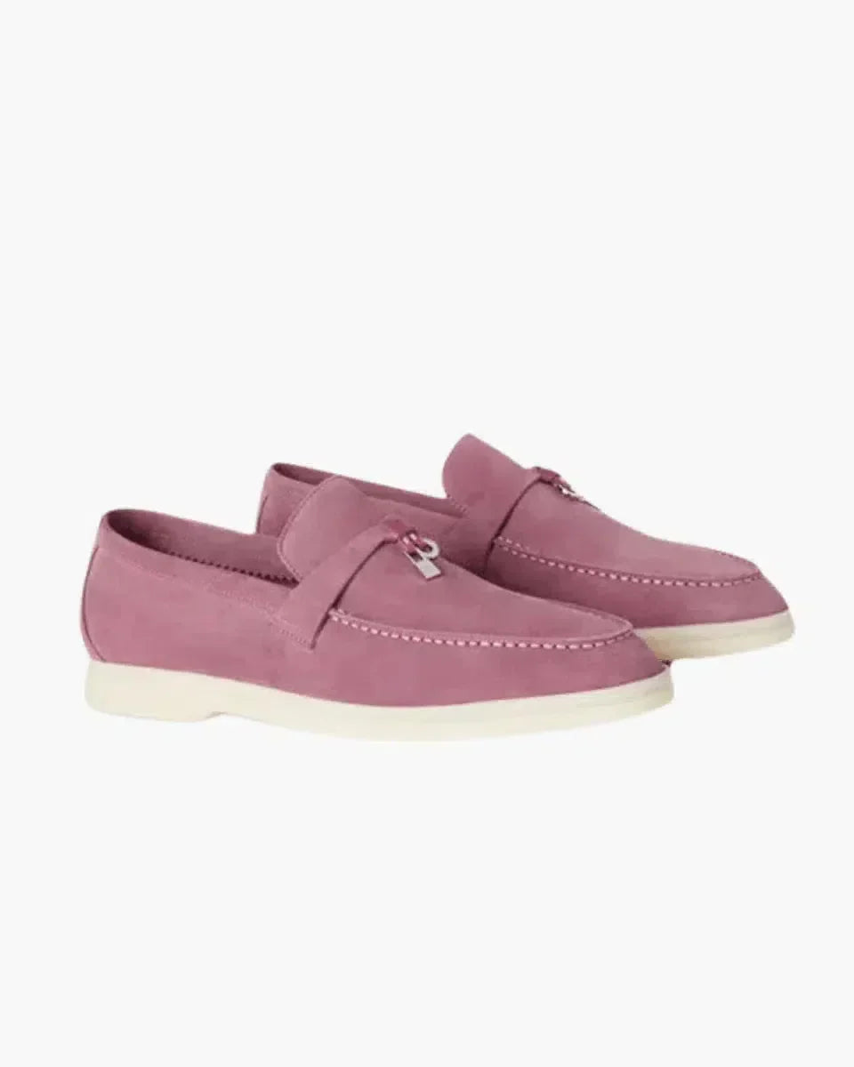 Firenze – Gold accents – Walking loafers-10174769529159-Ivory Ombre